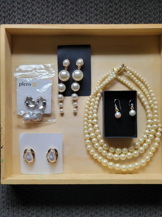 Jewelry - NEW! Women's Bridal Prom Bundle of 5 Classy Elegant Pearl Fashion Jewlery